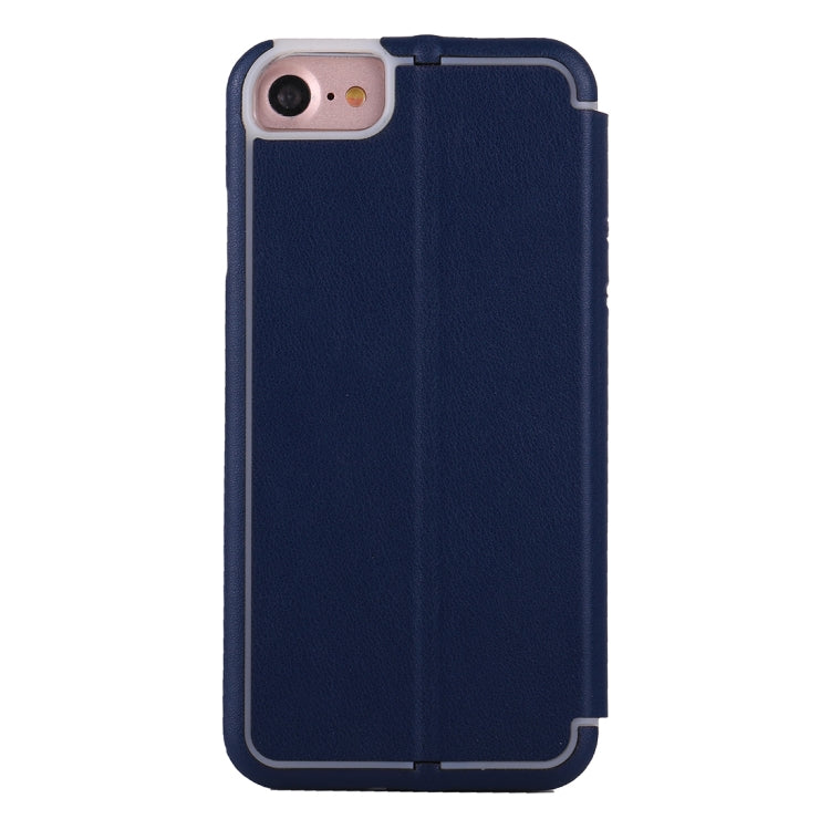For iPhone 6 & 6s & 7 & 8 Ultra-thin Magnetic Horizontal Flip Shockproof Protective Leather Case with Holder & Card Slot