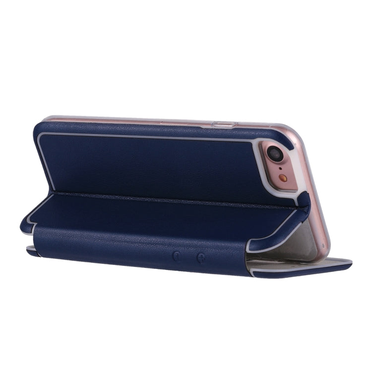 For iPhone 6 & 6s & 7 & 8 Ultra-thin Magnetic Horizontal Flip Shockproof Protective Leather Case with Holder & Card Slot