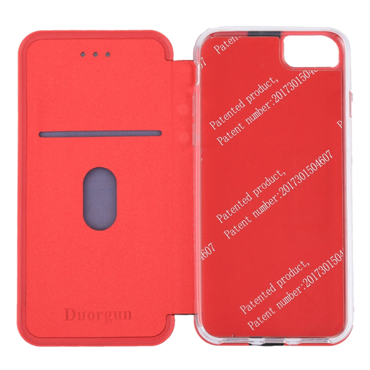 For iPhone 6 & 6s & 7 & 8 Ultra-thin Magnetic Horizontal Flip Shockproof Protective Leather Case with Holder & Card Slot