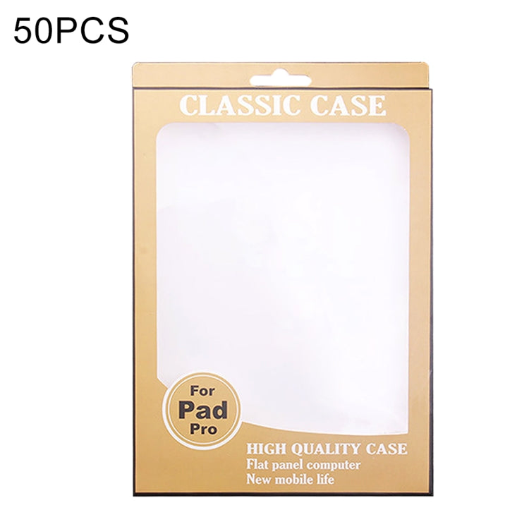 50 PCS Paper Packaging Package Retail Box for iPad Pro 12.9 inch Leather Case, Size: 316*232*20mm