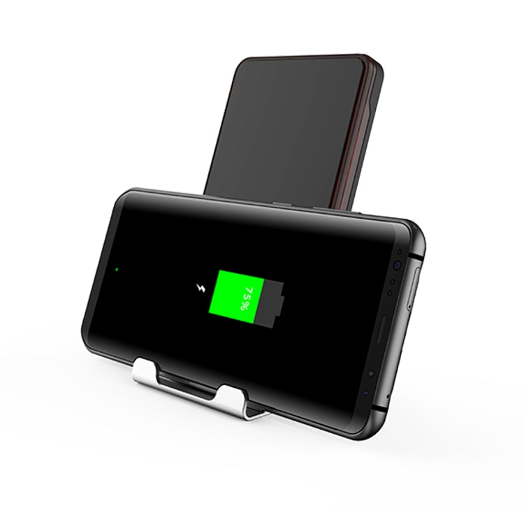 HAMTOD HLP1 10W (Max) Output Qi Standard Fast Charging Wireless Charger, Built-in Cooling Fan, For iPhone, Galaxy, Huawei, Xiaomi, LG, HTC and Other QI Standard Smart Phones (Black)