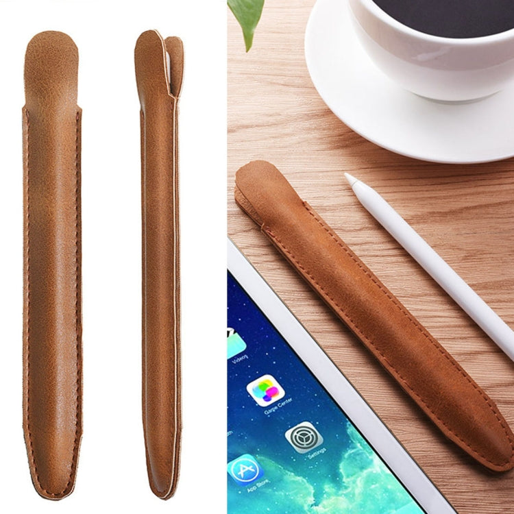 Stylus Pen Protective PU Leather Pouch Holder Storage Case for Apple Pencil