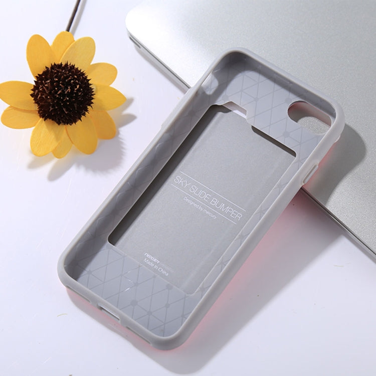 GOOSPERY For iPhone SE 2020 & 8 & 7 TPU + PC Sky Slide Bumper Protective Back Case with Card Slot