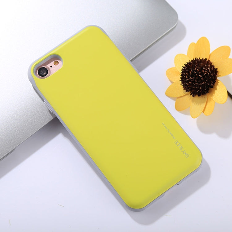 GOOSPERY For iPhone SE 2020 & 8 & 7 TPU + PC Sky Slide Bumper Protective Back Case with Card Slot
