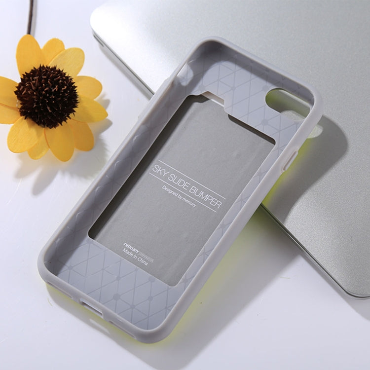 GOOSPERY For iPhone SE 2020 & 8 & 7 TPU + PC Sky Slide Bumper Protective Back Case with Card Slot