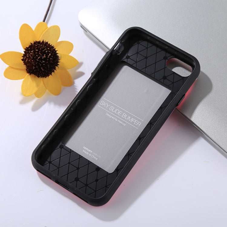 GOOSPERY For iPhone SE 2020 & 8 & 7 TPU + PC Sky Slide Bumper Protective Back Case with Card Slot