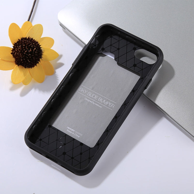GOOSPERY For iPhone SE 2020 & 8 & 7 TPU + PC Sky Slide Bumper Protective Back Case with Card Slot