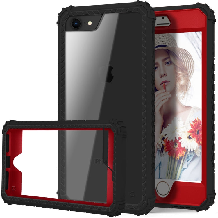 Shockproof TPU + PC Universal Plate Case For iPhone SE 2020 & 8 & 7