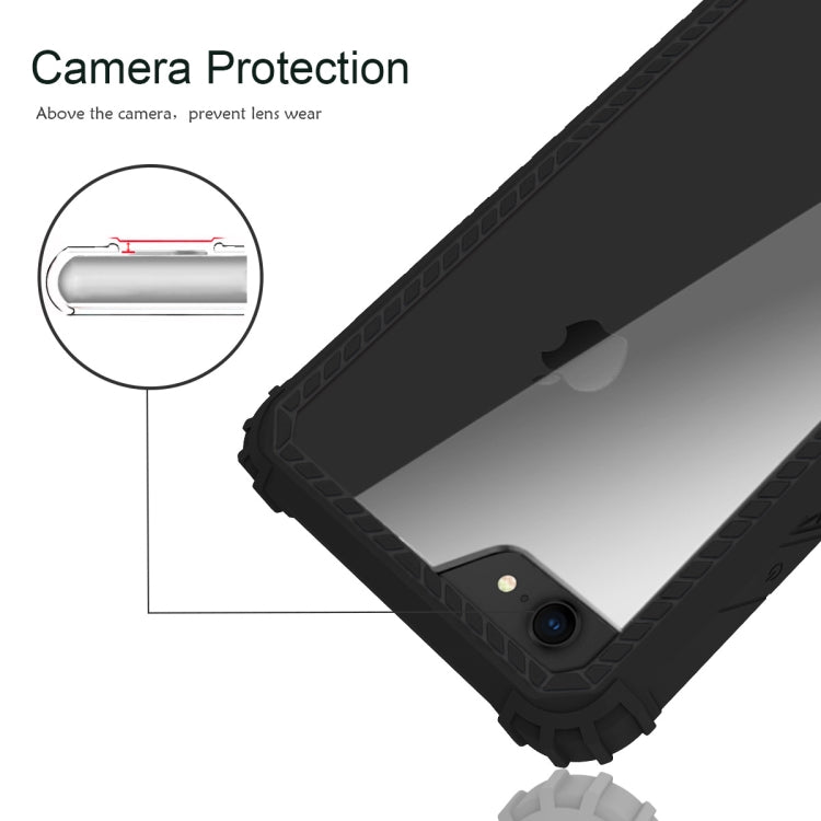 Shockproof TPU + PC Universal Plate Case For iPhone SE 2020 & 8 & 7