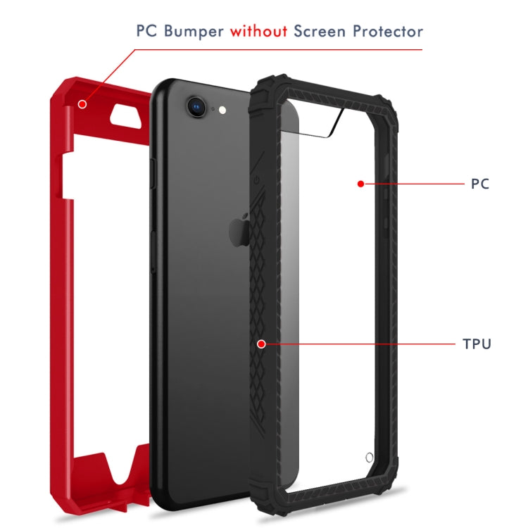 Shockproof TPU + PC Universal Plate Case For iPhone SE 2020 & 8 & 7