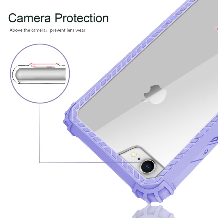 Shockproof TPU + PC Universal Plate Case For iPhone SE 2020 & 8 & 7