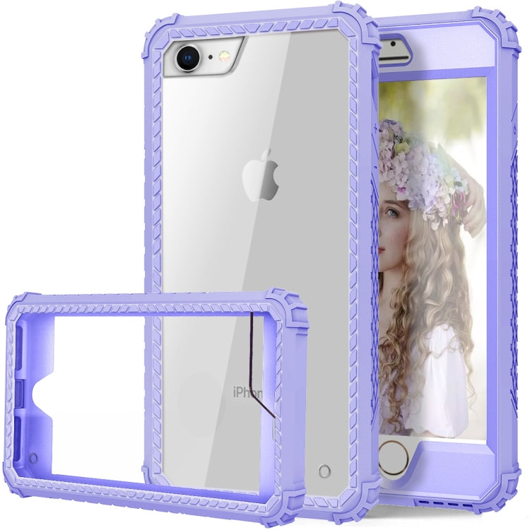Shockproof TPU + PC Universal Plate Case For iPhone SE 2020 & 8 & 7