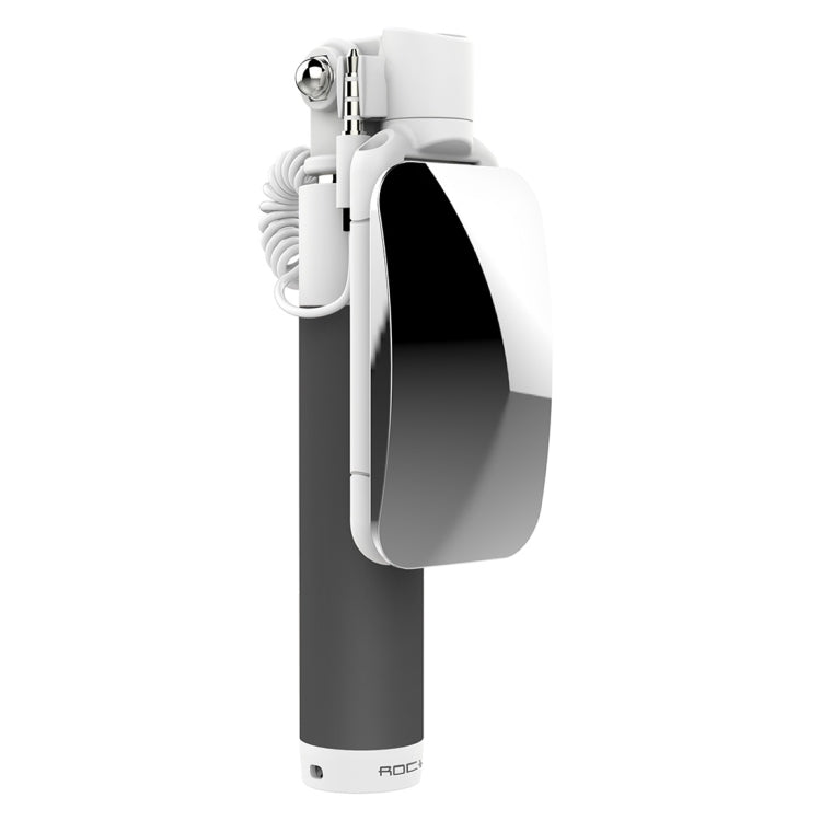 ROCK Mini Selfie Stick Monopod Extendable Handheld Holder with Wire Control & Mirror, For iPhone, Samsung, HTC, LG, Sony, Huawei, Lenovo, Xiaomi and other Smartphones