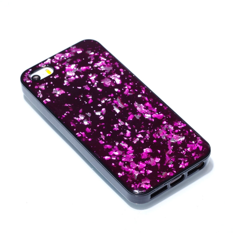 For iPhone SE 2020 & 8 & 7 Gold Foil TPU Protective Back Cover Case