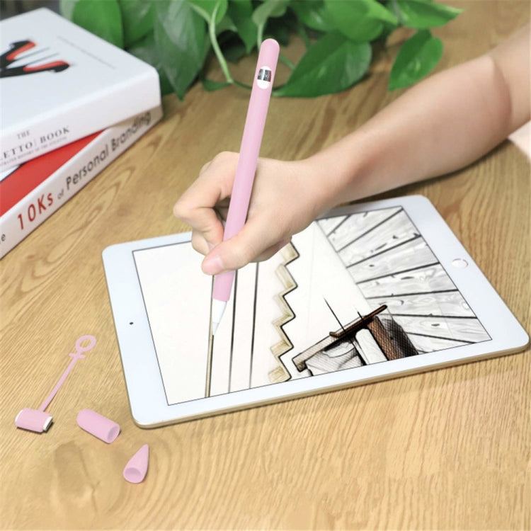 Silicone Pen Case Apple Pen Case Anti-lost Dustproof Four-piece