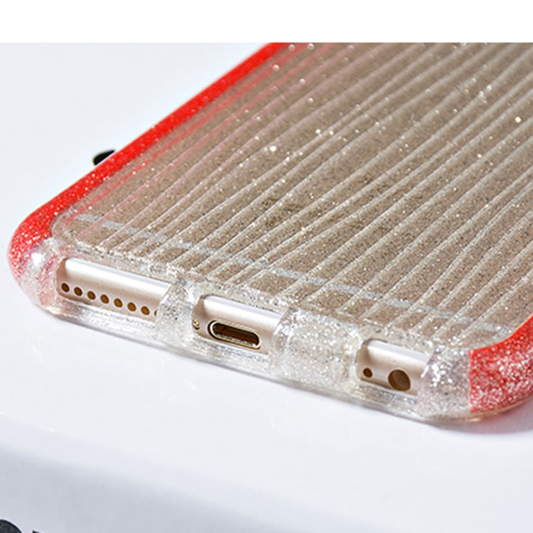 Shiny Glass Powder Ripples Pattern TPU Case for iPhone 7 & 8