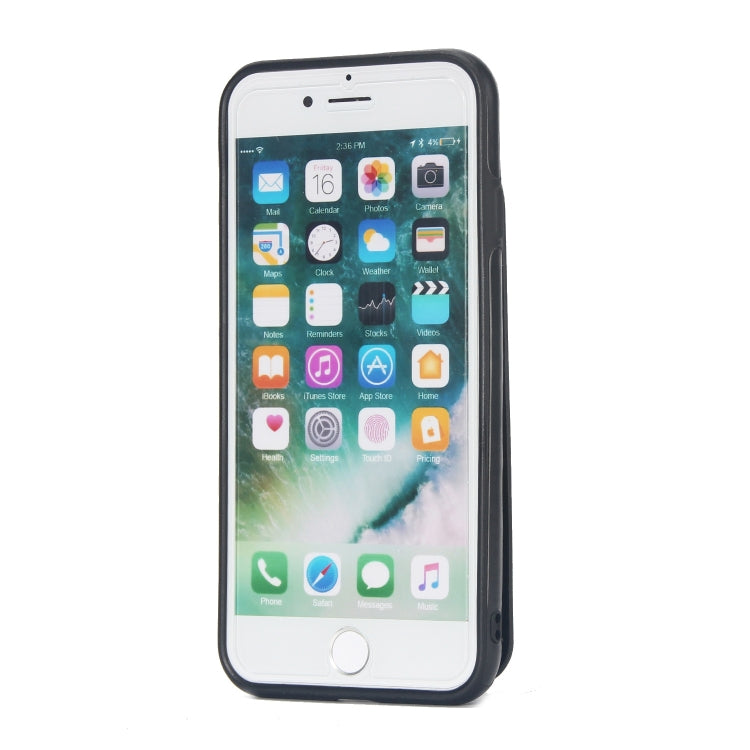 Vertical Flip Zipper Multi-functional Leather Case For iPhone SE 2020 & 8 & 7, with Holder & Photo Frame & Card Slots