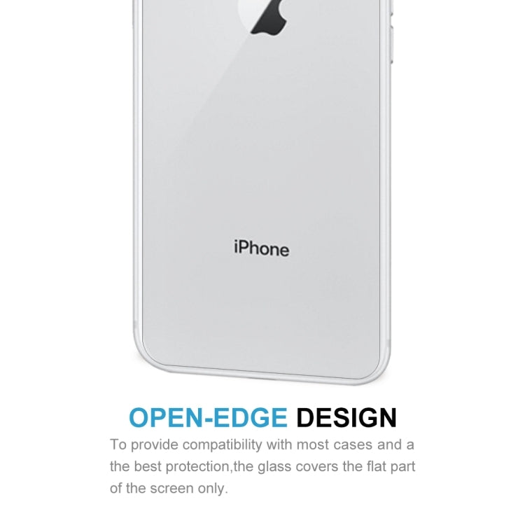 2 PCS for iPhone 8 & 7 0.3mm 9H Surface Hardness 2.5D Curved Edge Explosion-proof Premium Tempered Glass Back Screen Protector