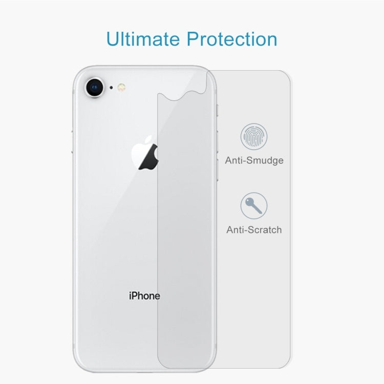 50 PCS for iPhone 8 & 7 0.3mm 9H Surface Hardness 2.5D Curved Edge Explosion-proof Premium Tempered Glass Back Screen Protector