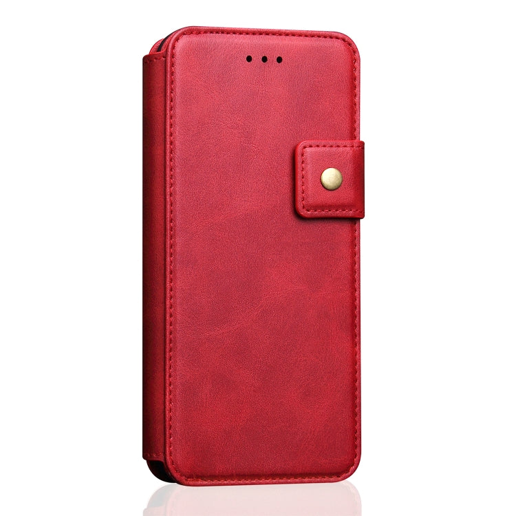Cowhide Texture Magnetic Absorption Detachable Horizontal Flip Leather Case For iPhone SE 2020 & 8 & 7, with Holder & Card Slots & Wallet