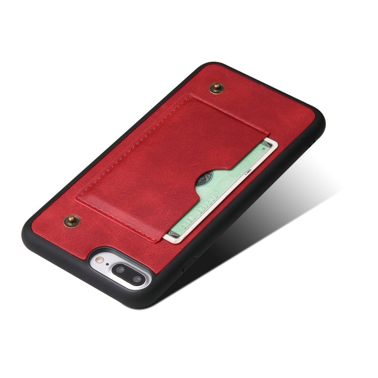 Cowhide Texture Magnetic Absorption Detachable Horizontal Flip Leather Case For iPhone SE 2020 & 8 & 7, with Holder & Card Slots & Wallet