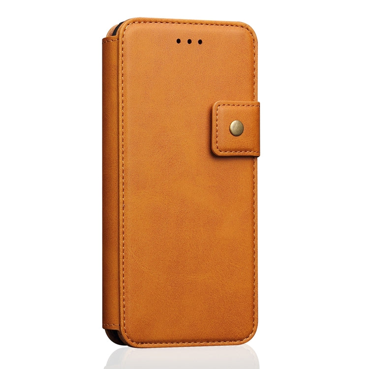 Cowhide Texture Magnetic Absorption Detachable Horizontal Flip Leather Case For iPhone SE 2020 & 8 & 7, with Holder & Card Slots & Wallet