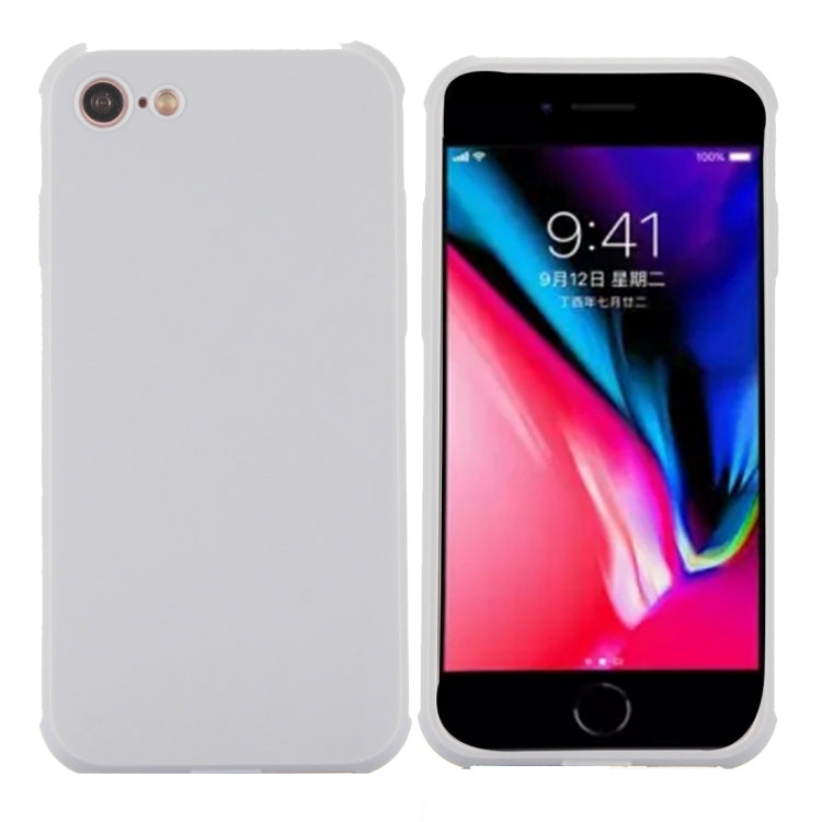 For iPhone 8 & 7 Dropproof Protective Soft TPU Back Case Cover
