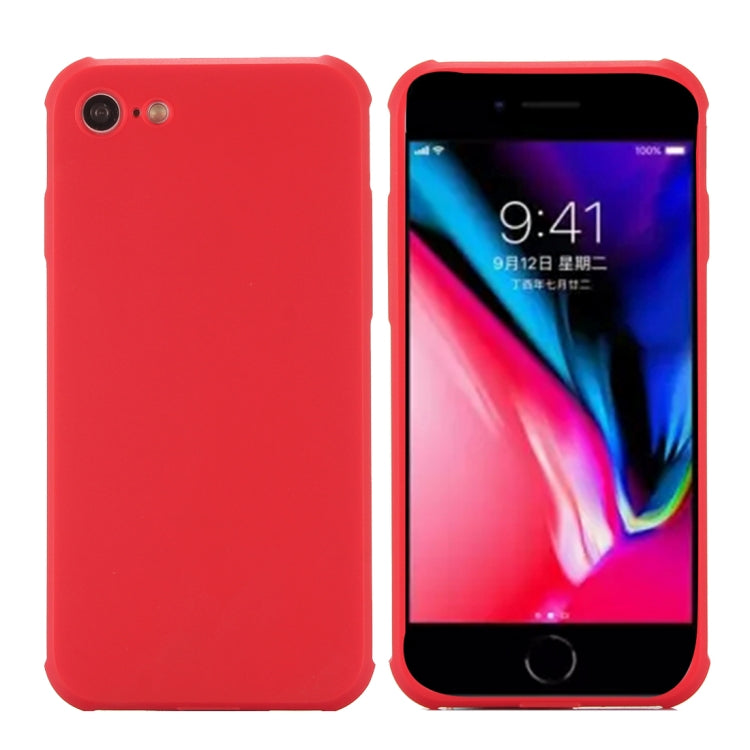 For iPhone 8 & 7 Dropproof Protective Soft TPU Back Case Cover