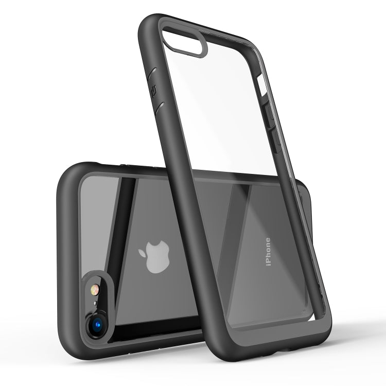 Two-color TPU + Acrylic Back Protective Phone Case for iPhone SE 2022/ iPhone SE 2020/ iPhone 8/iPhone 7
