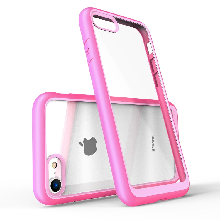 Two-color TPU + Acrylic Back Protective Phone Case for iPhone SE 2022/ iPhone SE 2020/ iPhone 8/iPhone 7