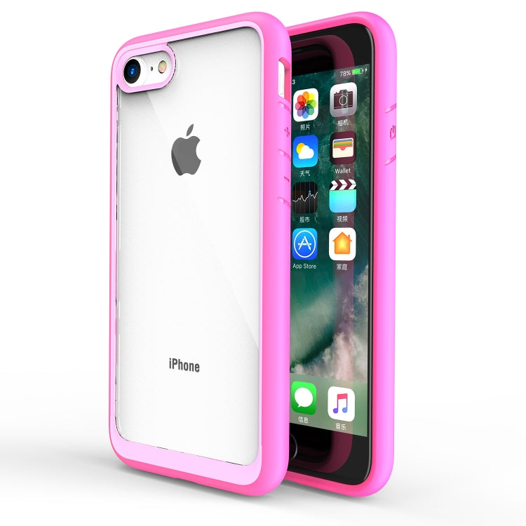 Two-color TPU + Acrylic Back Protective Phone Case for iPhone SE 2022/ iPhone SE 2020/ iPhone 8/iPhone 7