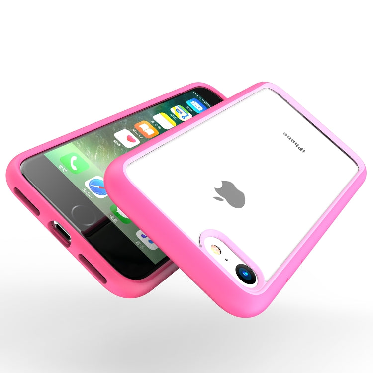 Two-color TPU + Acrylic Back Protective Phone Case for iPhone SE 2022/ iPhone SE 2020/ iPhone 8/iPhone 7