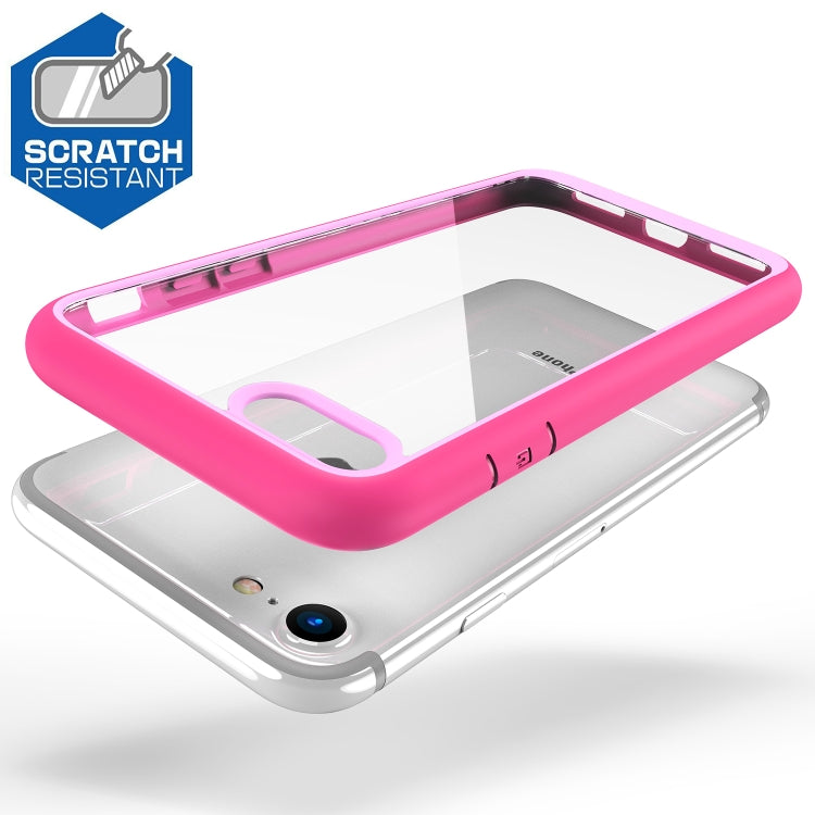 Two-color TPU + Acrylic Back Protective Phone Case for iPhone SE 2022/ iPhone SE 2020/ iPhone 8/iPhone 7