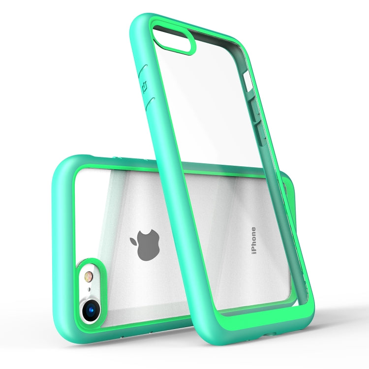 Two-color TPU + Acrylic Back Protective Phone Case for iPhone SE 2022/ iPhone SE 2020/ iPhone 8/iPhone 7