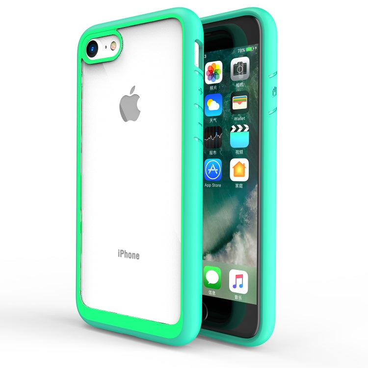 Two-color TPU + Acrylic Back Protective Phone Case for iPhone SE 2022/ iPhone SE 2020/ iPhone 8/iPhone 7