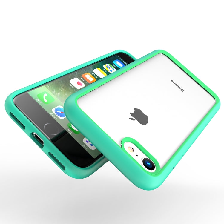 Two-color TPU + Acrylic Back Protective Phone Case for iPhone SE 2022/ iPhone SE 2020/ iPhone 8/iPhone 7