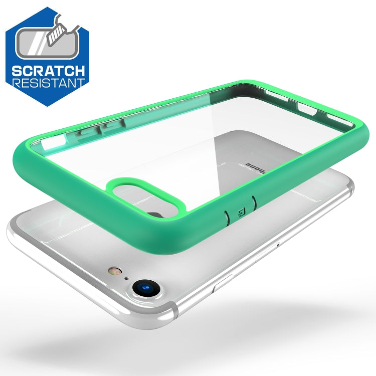 Two-color TPU + Acrylic Back Protective Phone Case for iPhone SE 2022/ iPhone SE 2020/ iPhone 8/iPhone 7