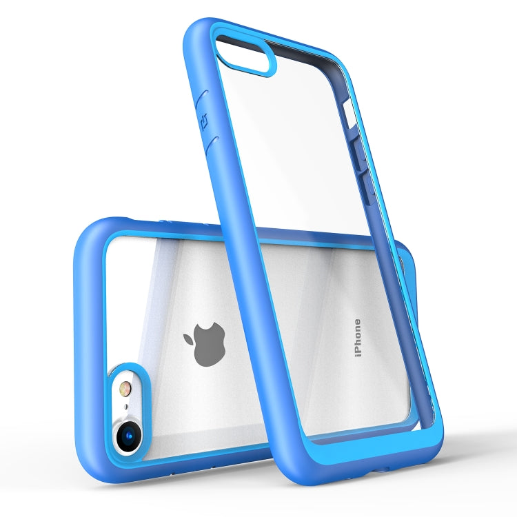 Two-color TPU + Acrylic Back Protective Phone Case for iPhone SE 2022/ iPhone SE 2020/ iPhone 8/iPhone 7