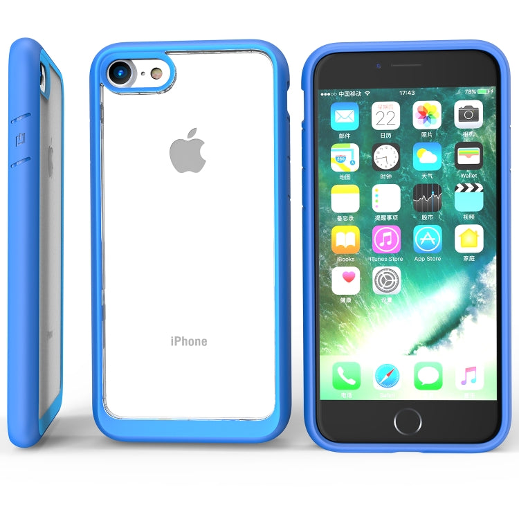 Two-color TPU + Acrylic Back Protective Phone Case for iPhone SE 2022/ iPhone SE 2020/ iPhone 8/iPhone 7