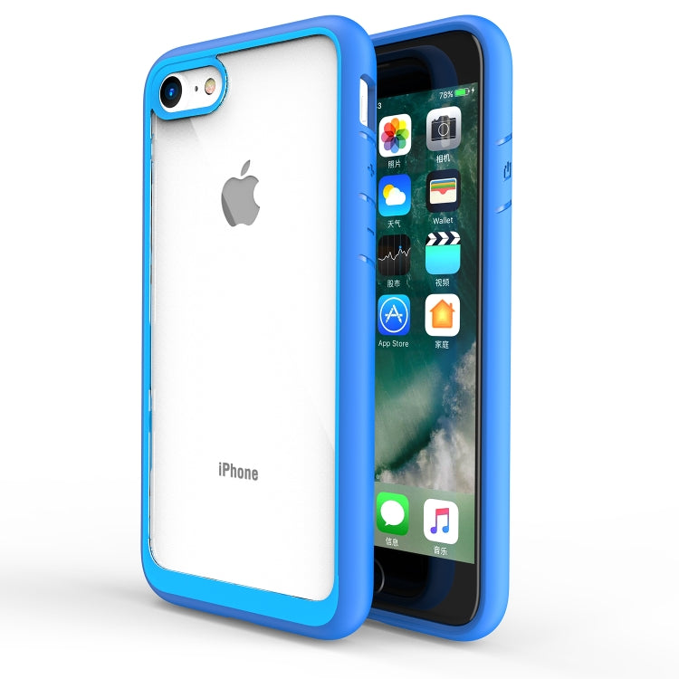 Two-color TPU + Acrylic Back Protective Phone Case for iPhone SE 2022/ iPhone SE 2020/ iPhone 8/iPhone 7