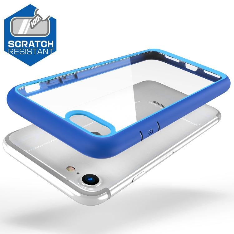 Two-color TPU + Acrylic Back Protective Phone Case for iPhone SE 2022/ iPhone SE 2020/ iPhone 8/iPhone 7