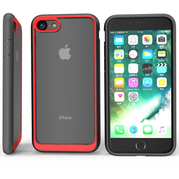 Two-color TPU + Acrylic Back Protective Phone Case for iPhone SE 2022/ iPhone SE 2020/ iPhone 8/iPhone 7