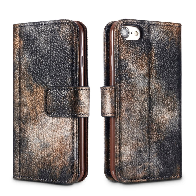 For iPhone 8 & 7 Retro Literary Forest Series Horizontal Flip Leather Case with Holder & Card Slot & Wallet & Photo Frame