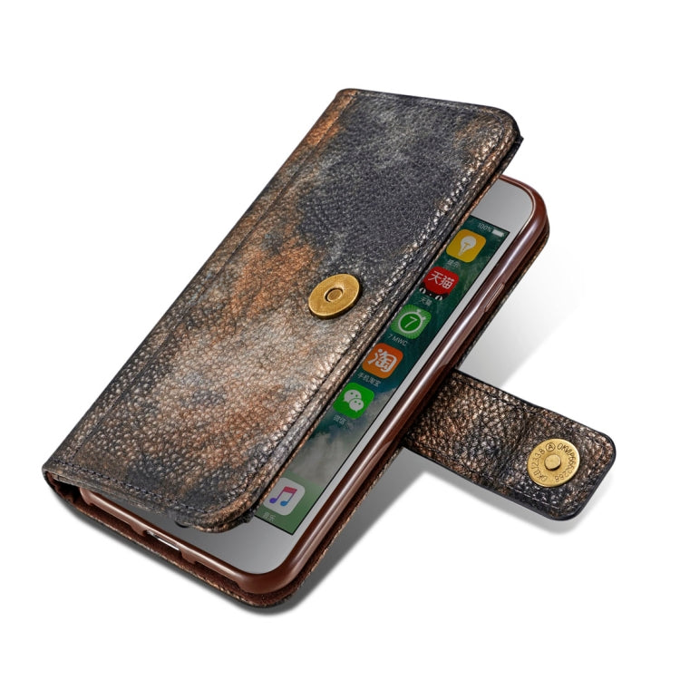 For iPhone 8 & 7 Retro Literary Forest Series Horizontal Flip Leather Case with Holder & Card Slot & Wallet & Photo Frame