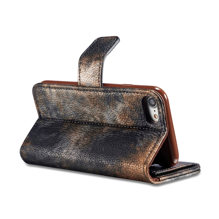 For iPhone 8 & 7 Retro Literary Forest Series Horizontal Flip Leather Case with Holder & Card Slot & Wallet & Photo Frame