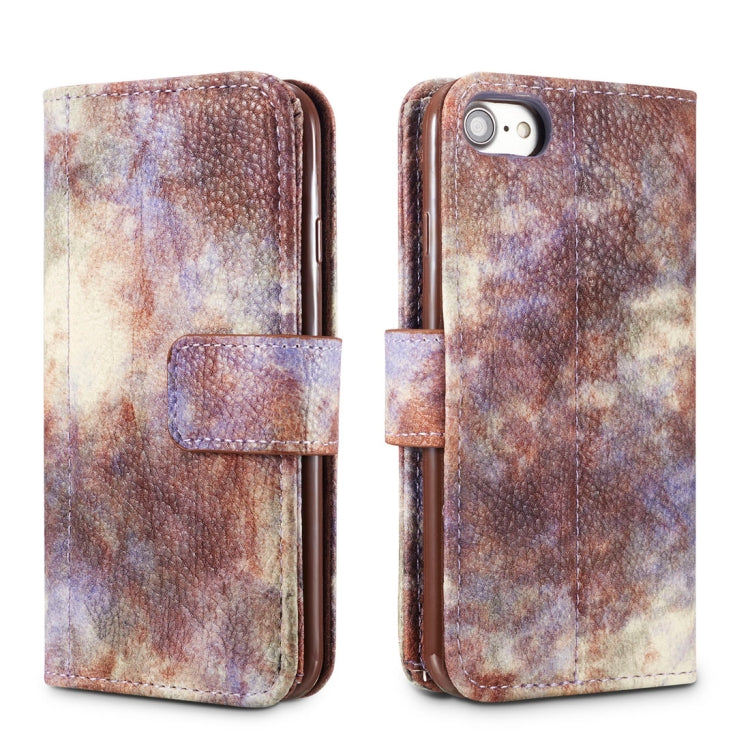 For iPhone 8 & 7 Retro Literary Forest Series Horizontal Flip Leather Case with Holder & Card Slot & Wallet & Photo Frame