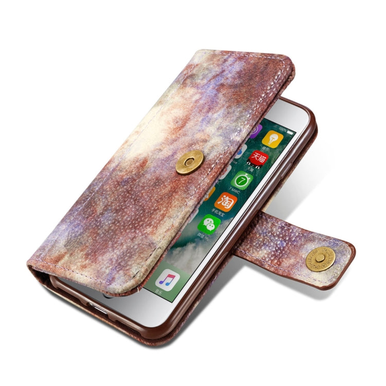For iPhone 8 & 7 Retro Literary Forest Series Horizontal Flip Leather Case with Holder & Card Slot & Wallet & Photo Frame