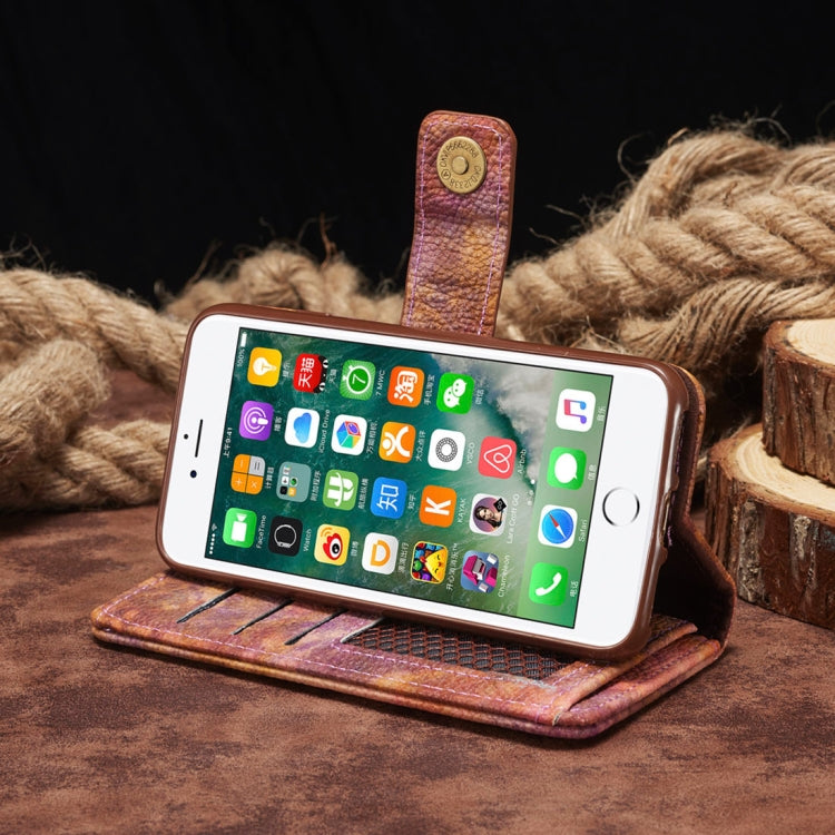 For iPhone 8 & 7 Retro Literary Forest Series Horizontal Flip Leather Case with Holder & Card Slot & Wallet & Photo Frame