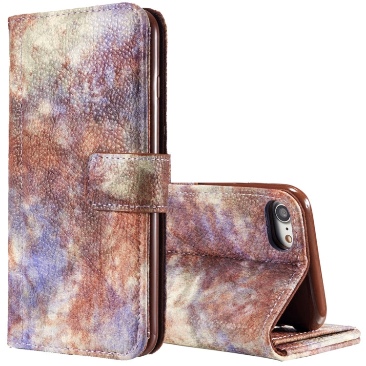 For iPhone 8 & 7 Retro Literary Forest Series Horizontal Flip Leather Case with Holder & Card Slot & Wallet & Photo Frame