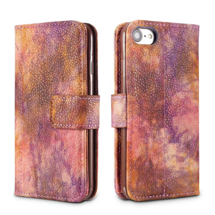 For iPhone 8 & 7 Retro Literary Forest Series Horizontal Flip Leather Case with Holder & Card Slot & Wallet & Photo Frame